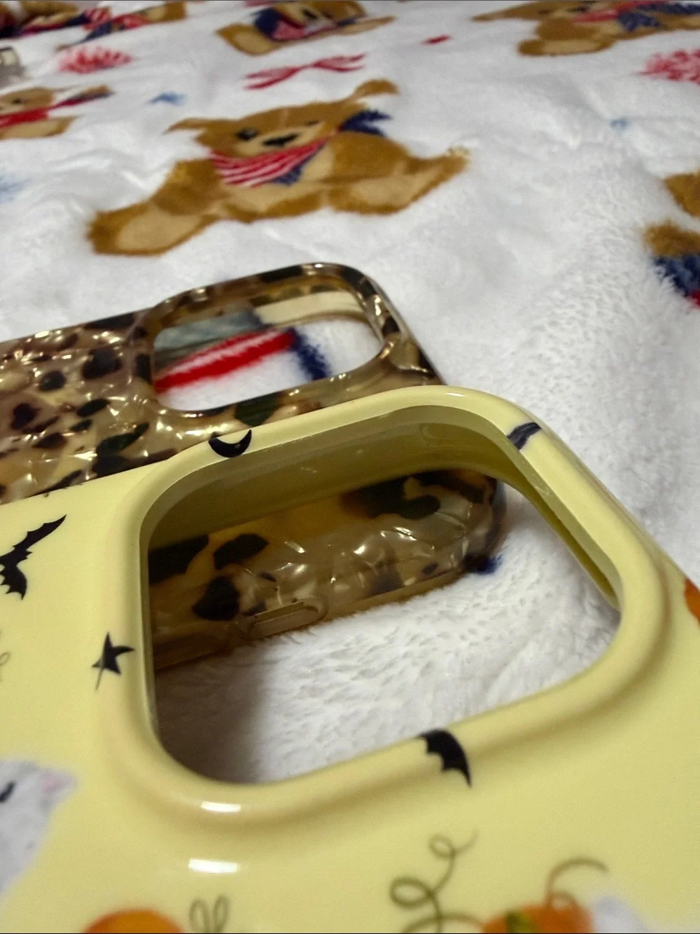 Velvet Caviar Purrfect Pumpkins and blonde tort phone case 15 pro max